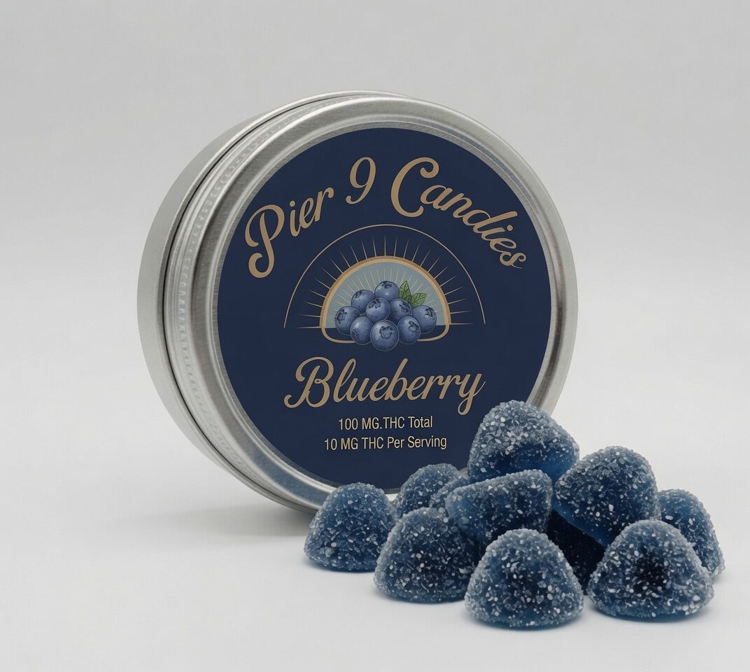 Pier9 Candies Blueberry tin